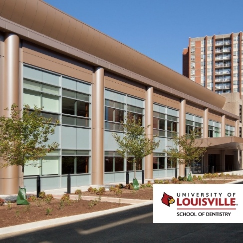 Exterior of University of Louisville School of Dentistry building