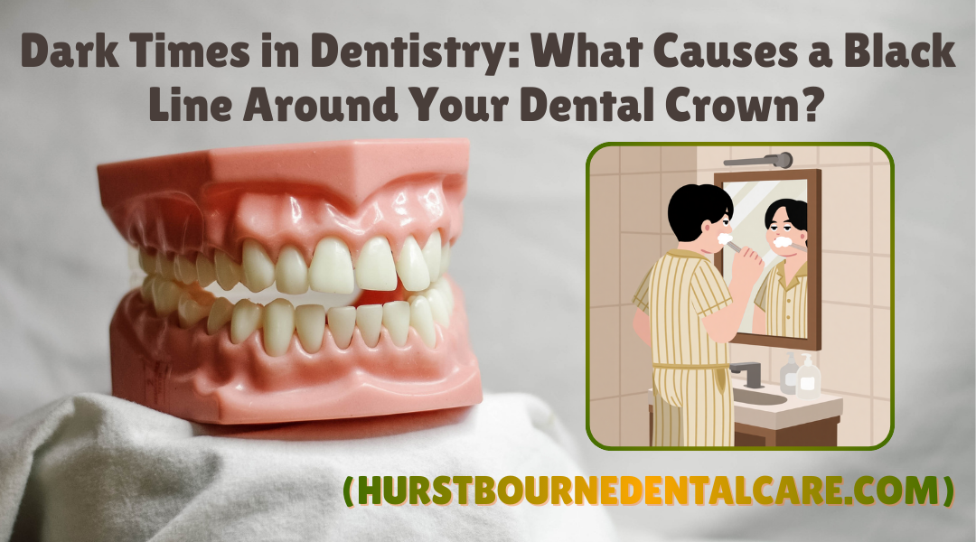Dark Times in Dentistry: What Causes a Black Line Around Your Dental Crown